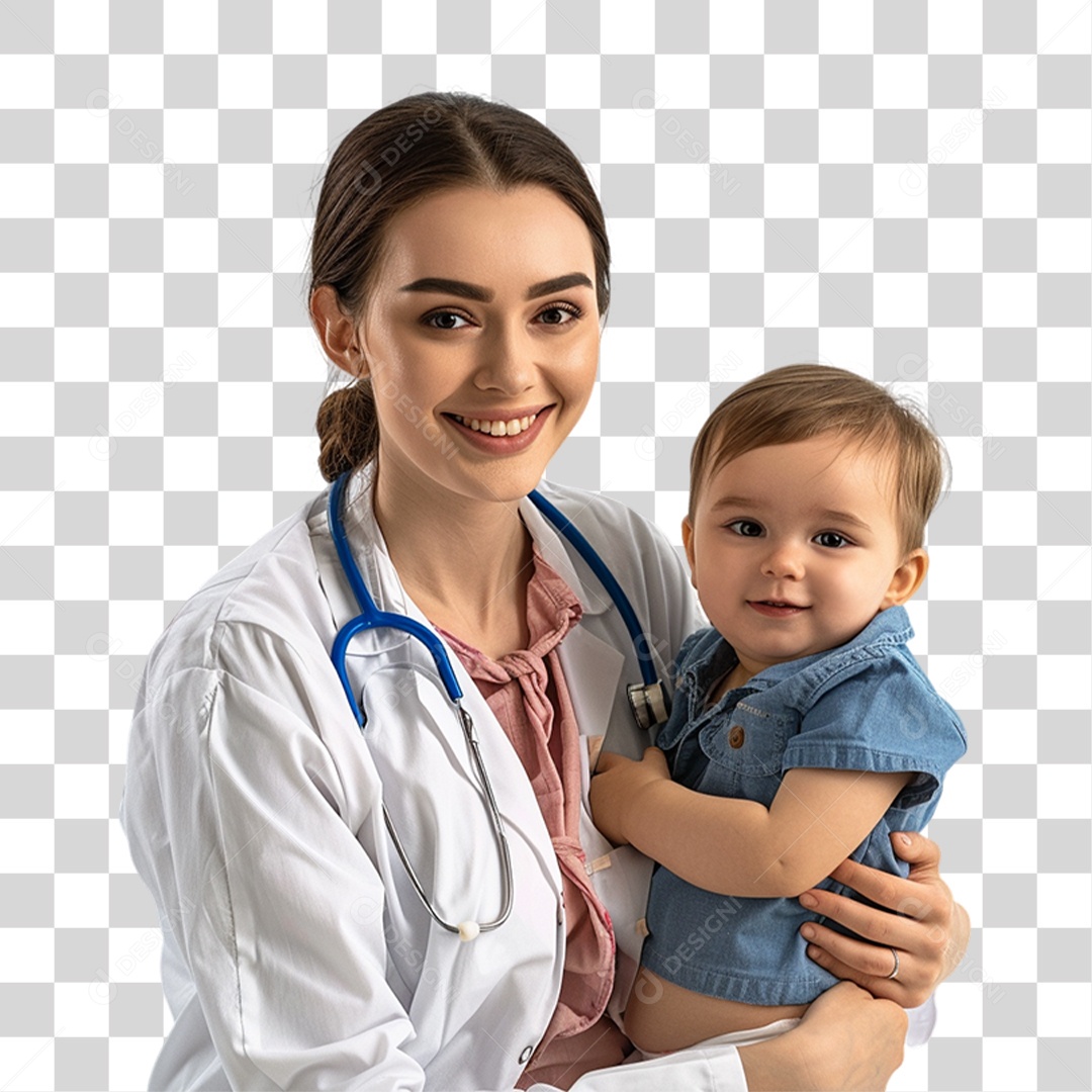 Médica Pediatra PNG Transparente