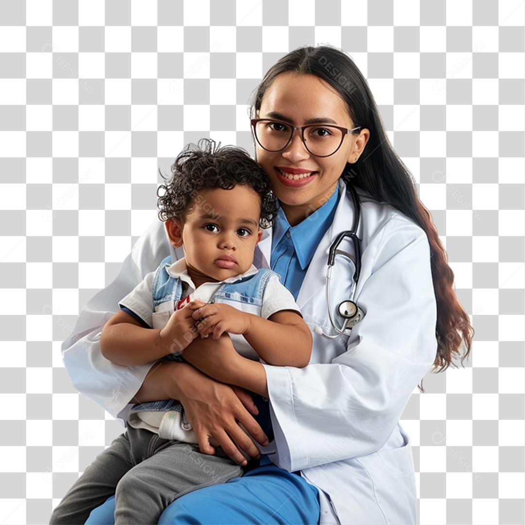 Médica Pediatra PNG Transparente