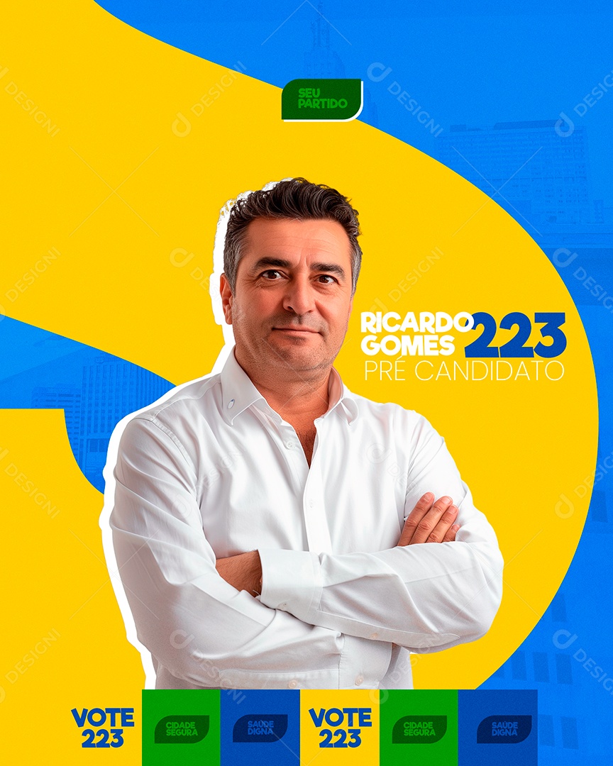 Flyer Politico Pré Candidato Feed