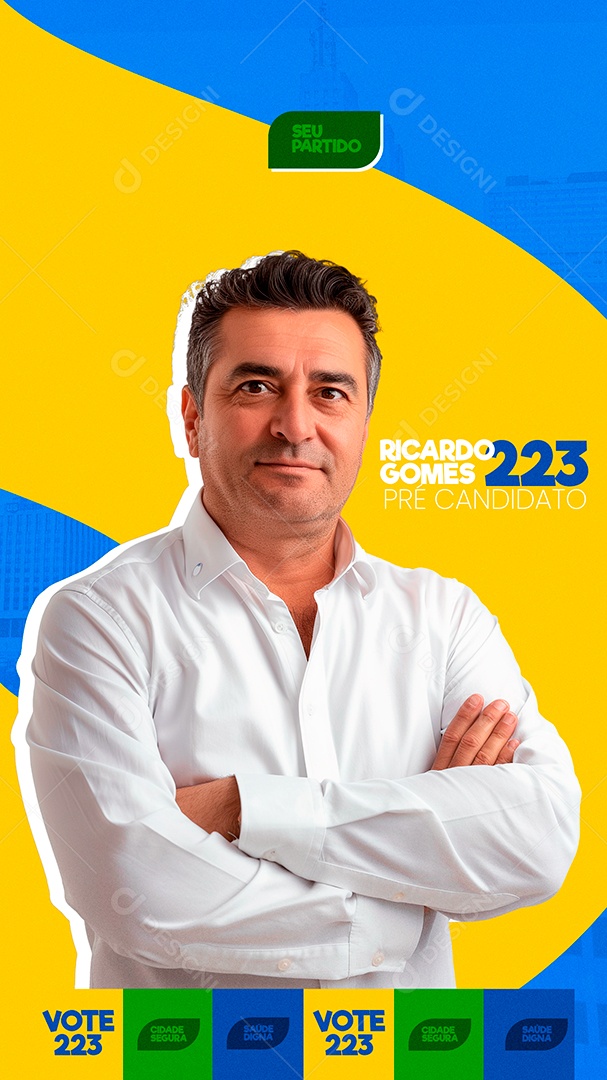 Flyer Politico Pré Candidato Story