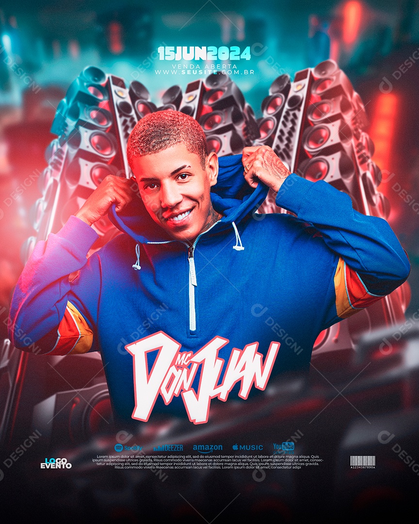 Flyer Evento MC Don Juan Feed