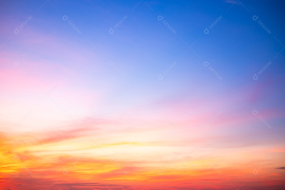 Fundo abstrato de céu com tons pastel