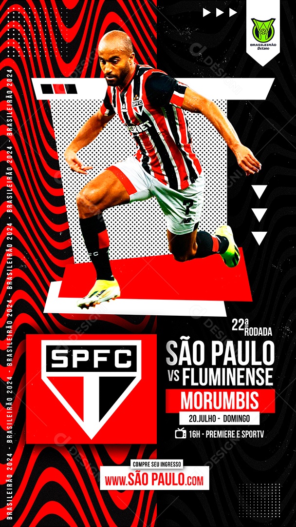 Social Media Futebol PSD Editável