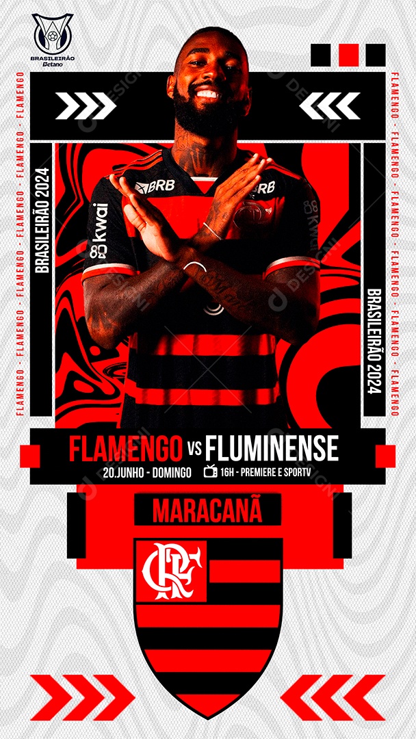 Social Media Futebol PSD Editável