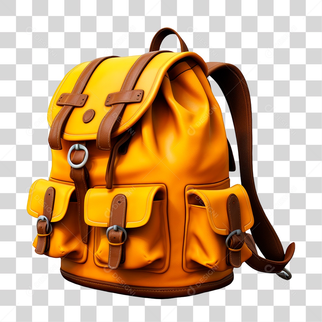 Mochila Escolar PNG Transparente