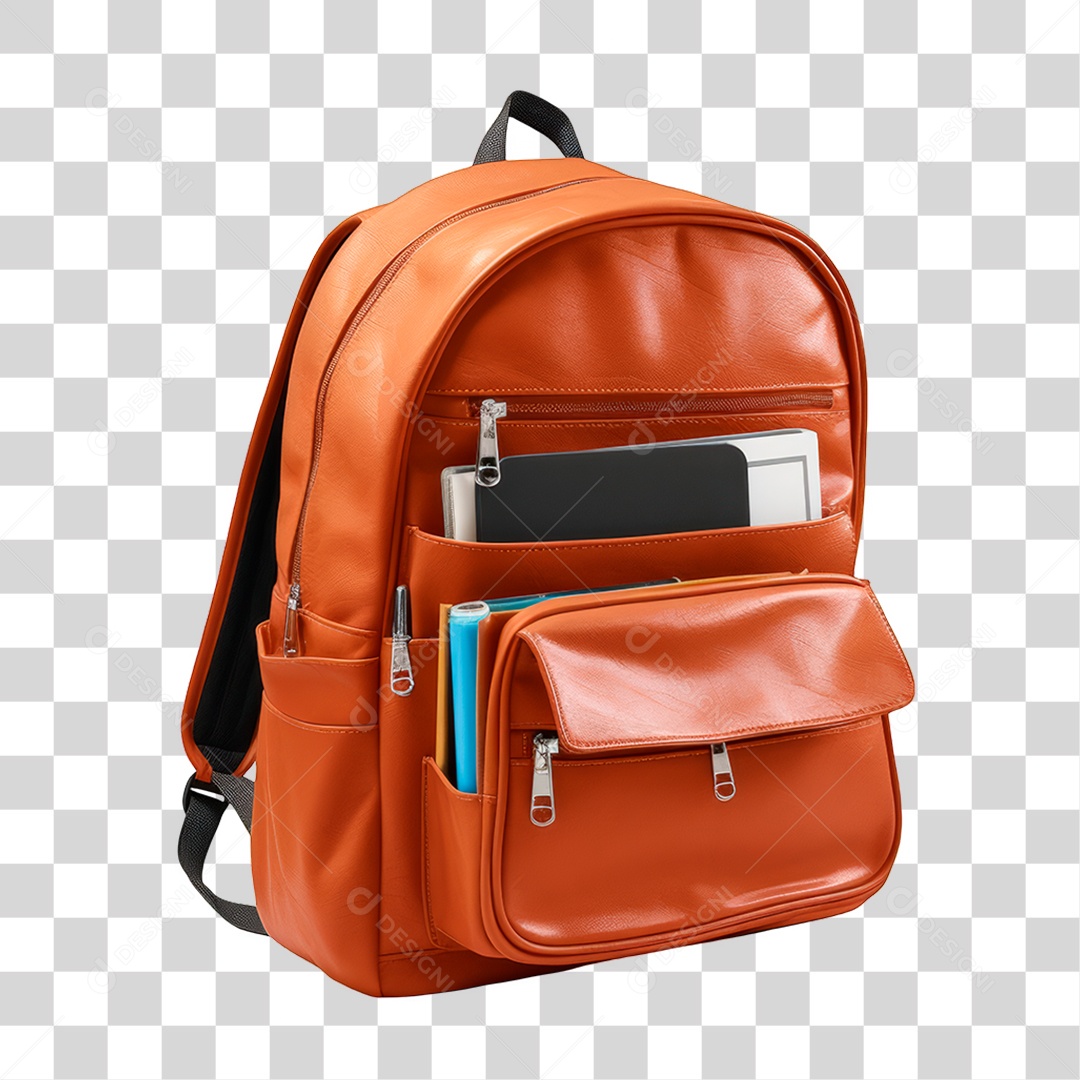 Mochila Escolar PNG Transparente