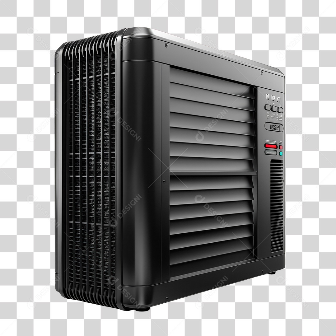 Climatizador Preto PNG Transparente