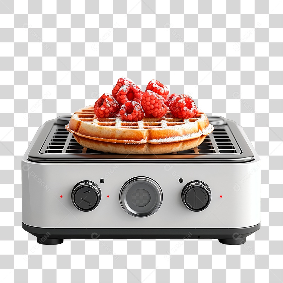 Máquina de Waffle PNG Transparente