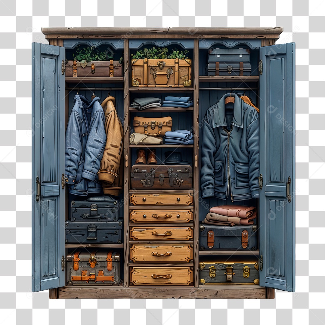 Guarda Roupas PNG Transparente