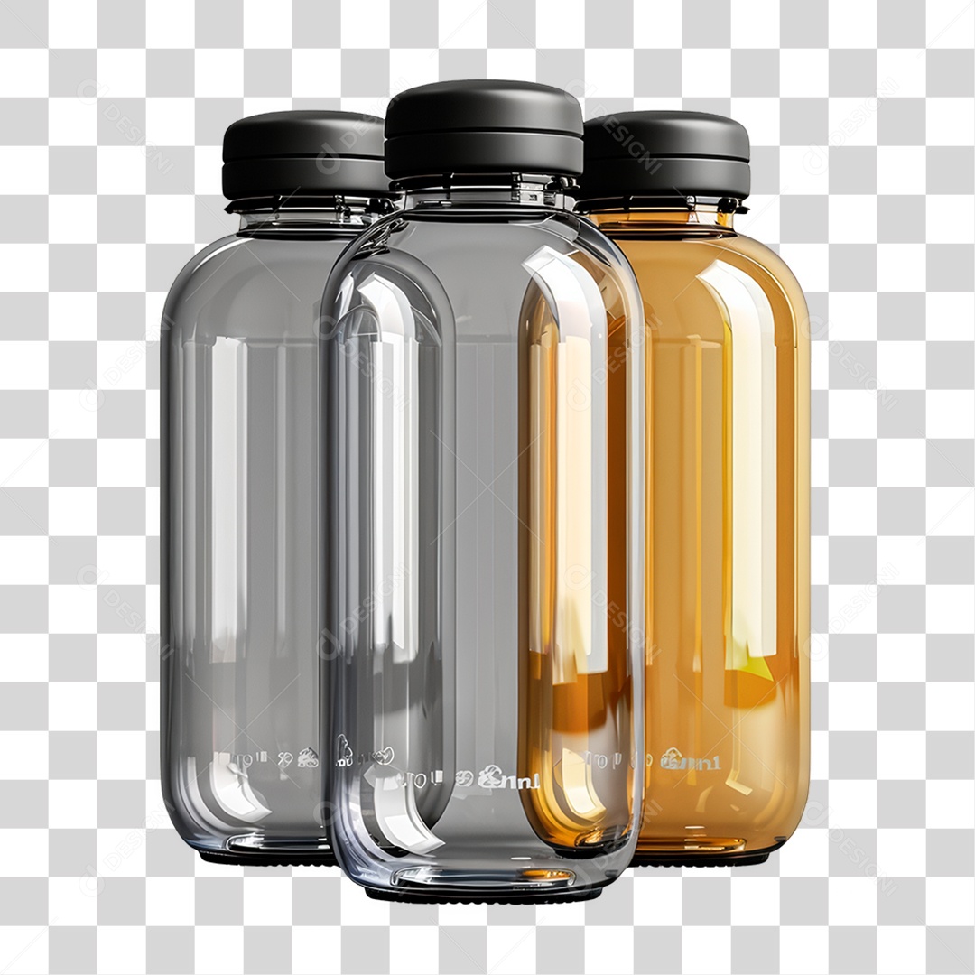 Garrafas de Plástico PNG Transparente