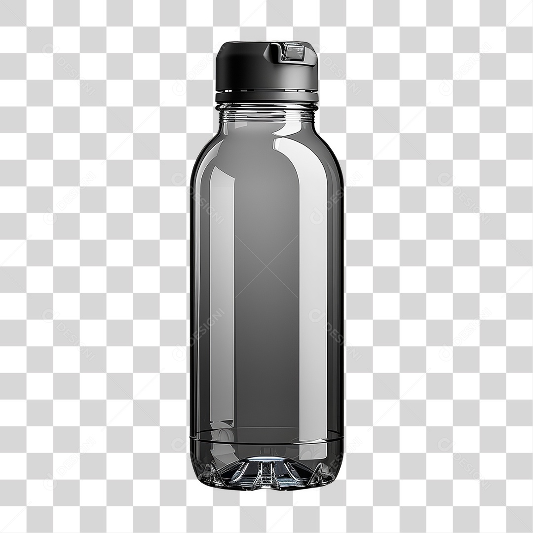 Garrafa Preta PNG Transparente