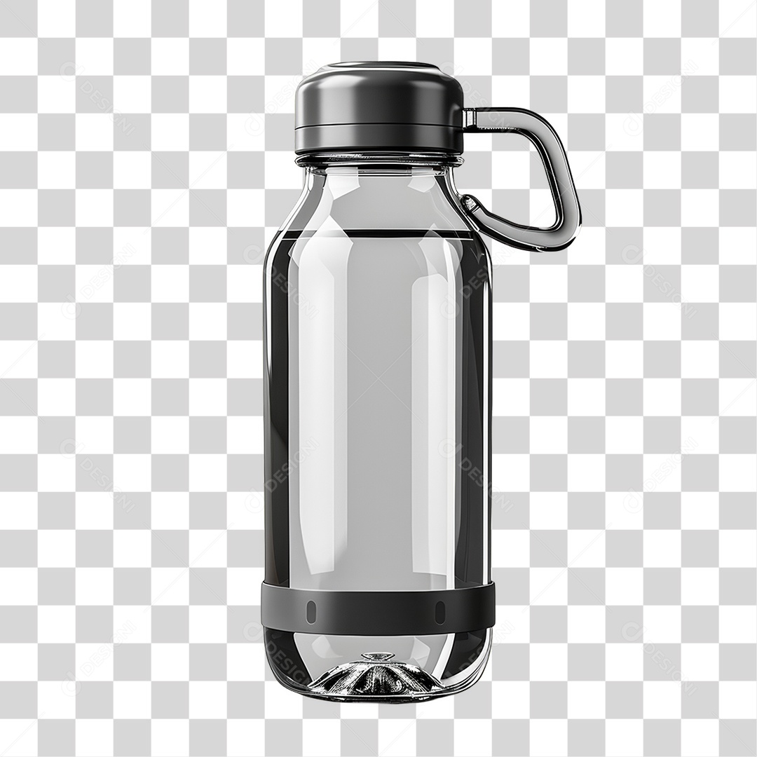 Garrafa Preta PNG Transparente