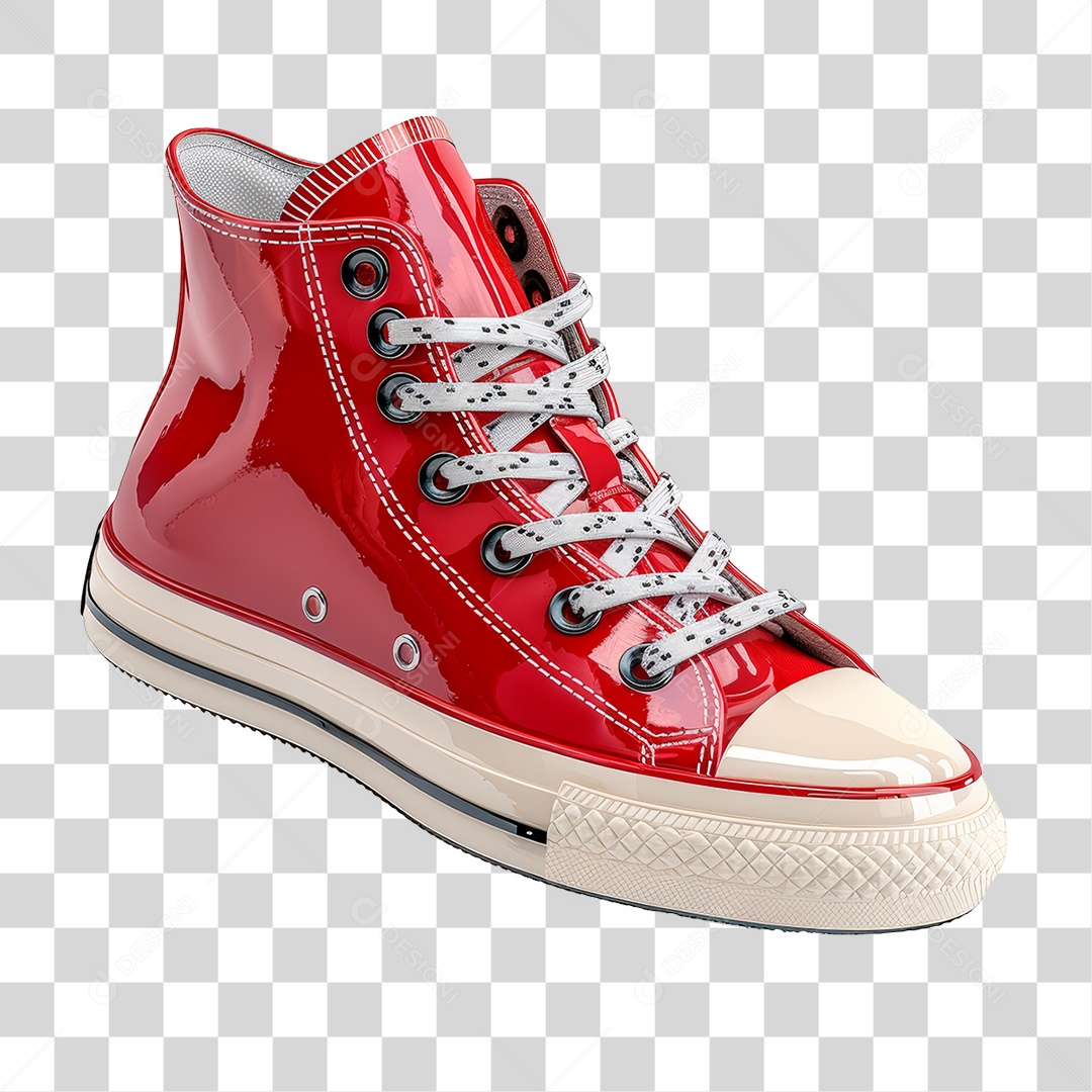 Tênis Vermelho PNG Transparente