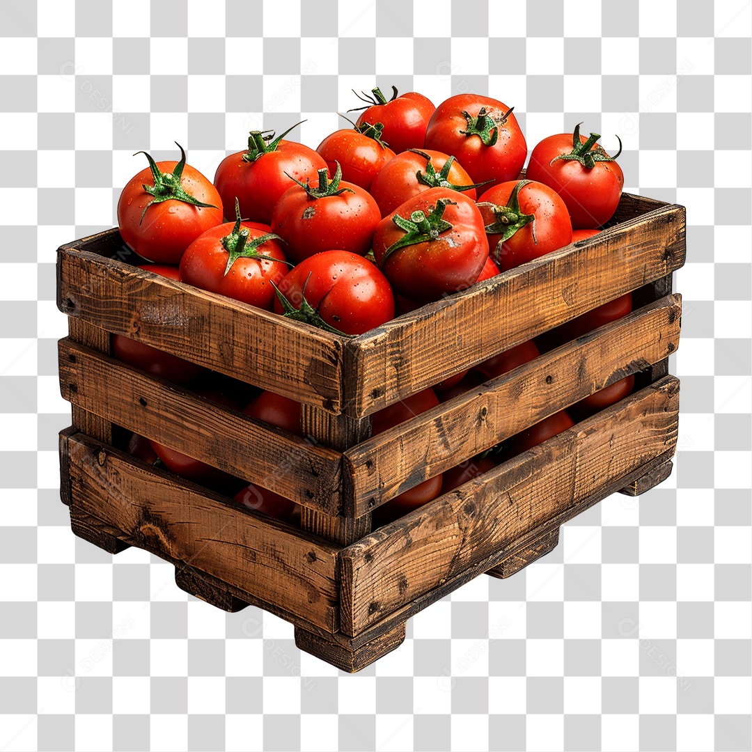 Caixa de Tomate PNG Transparente