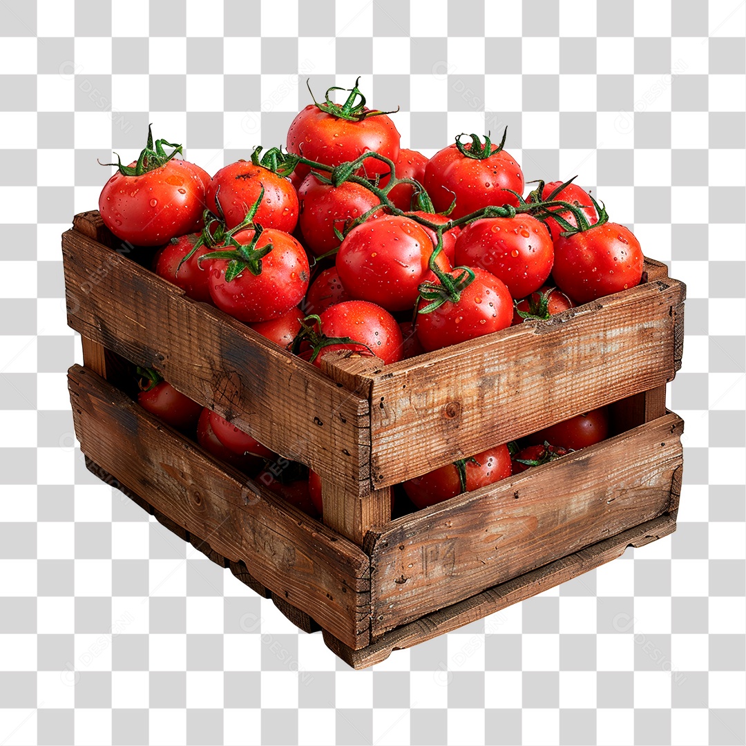 Caixa de Tomate PNG Transparente