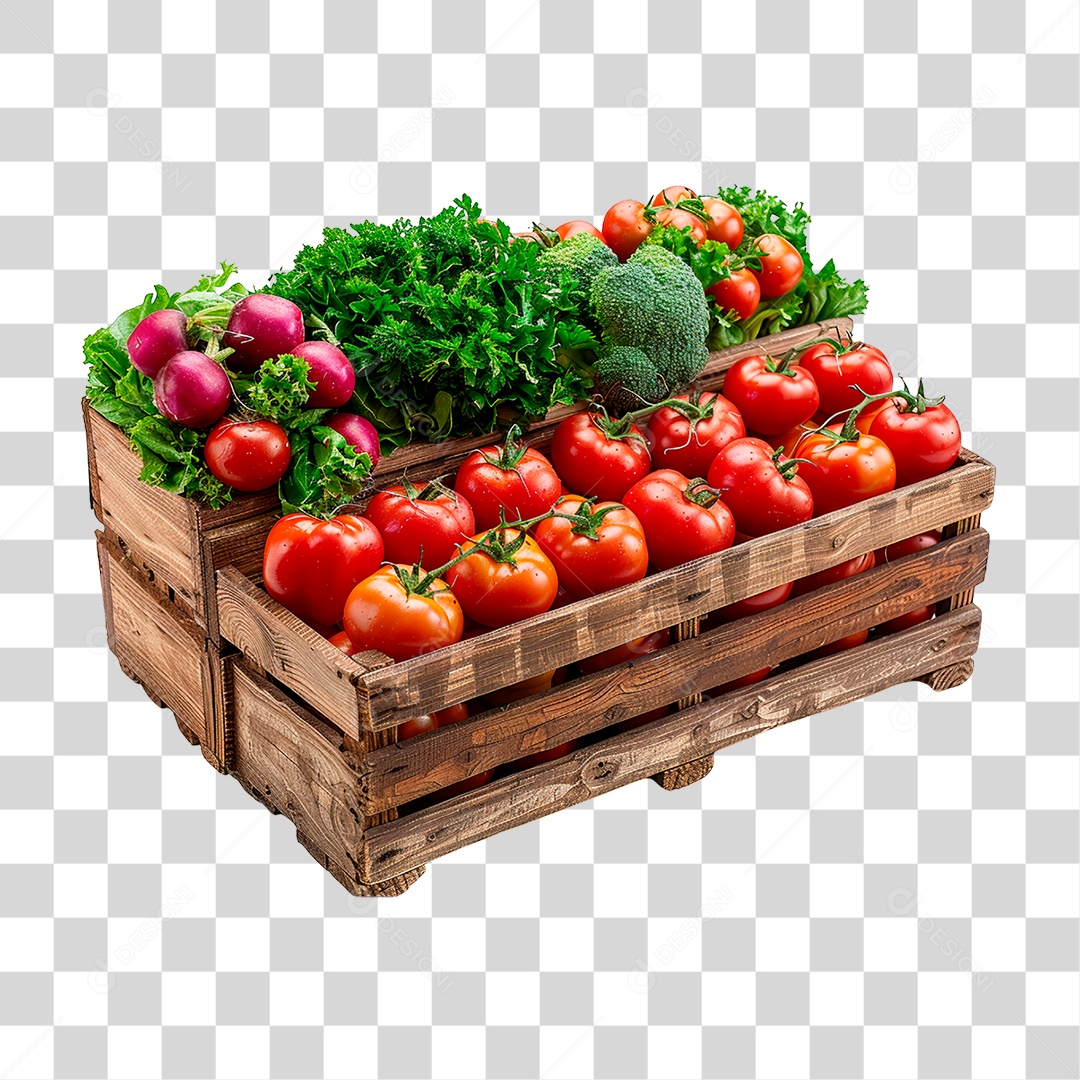 Caixa de Tomate PNG Transparente