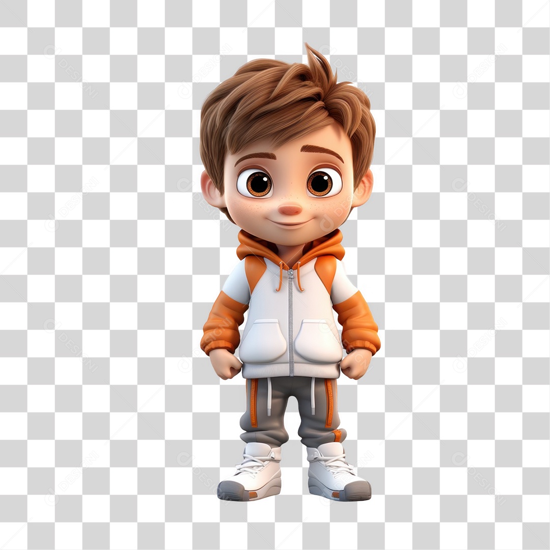 Personagem de Mochila PNG Transparente