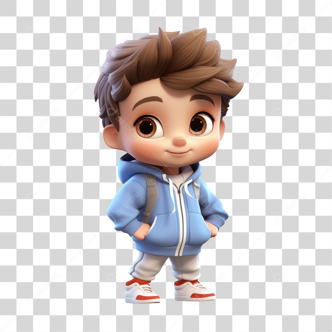 Personagem de Mochila PNG Transparente