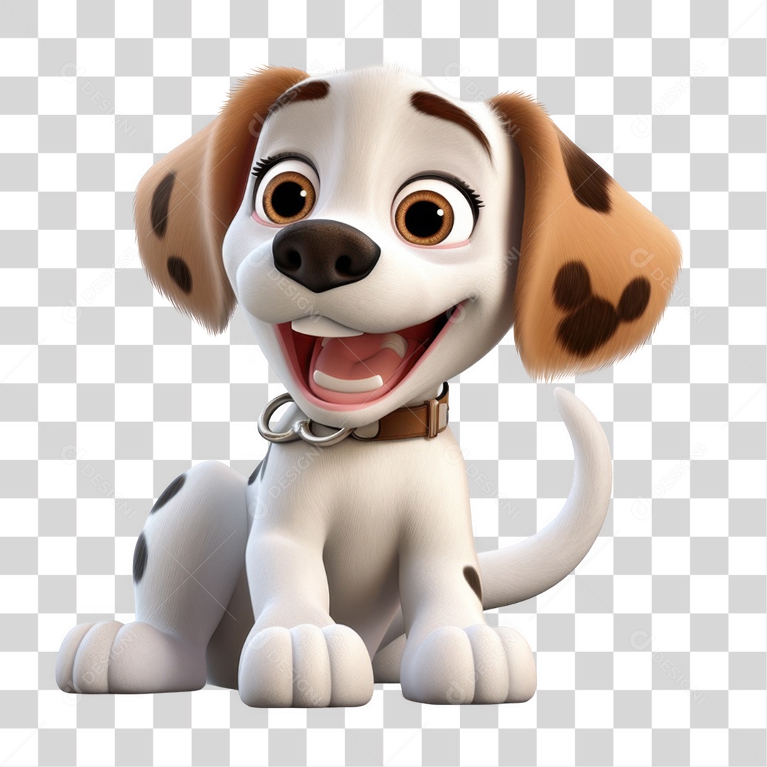 Mascote Cachorro PNG Transparente