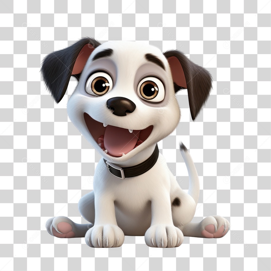 Mascote Cachorro PNG Transparente