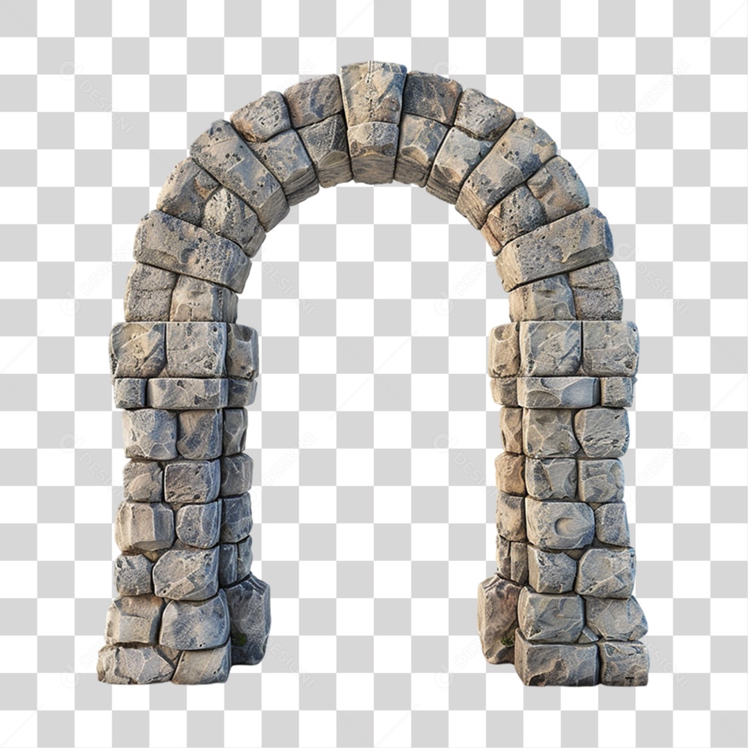 Estrutura de Pedra Pilar PNG Transparente