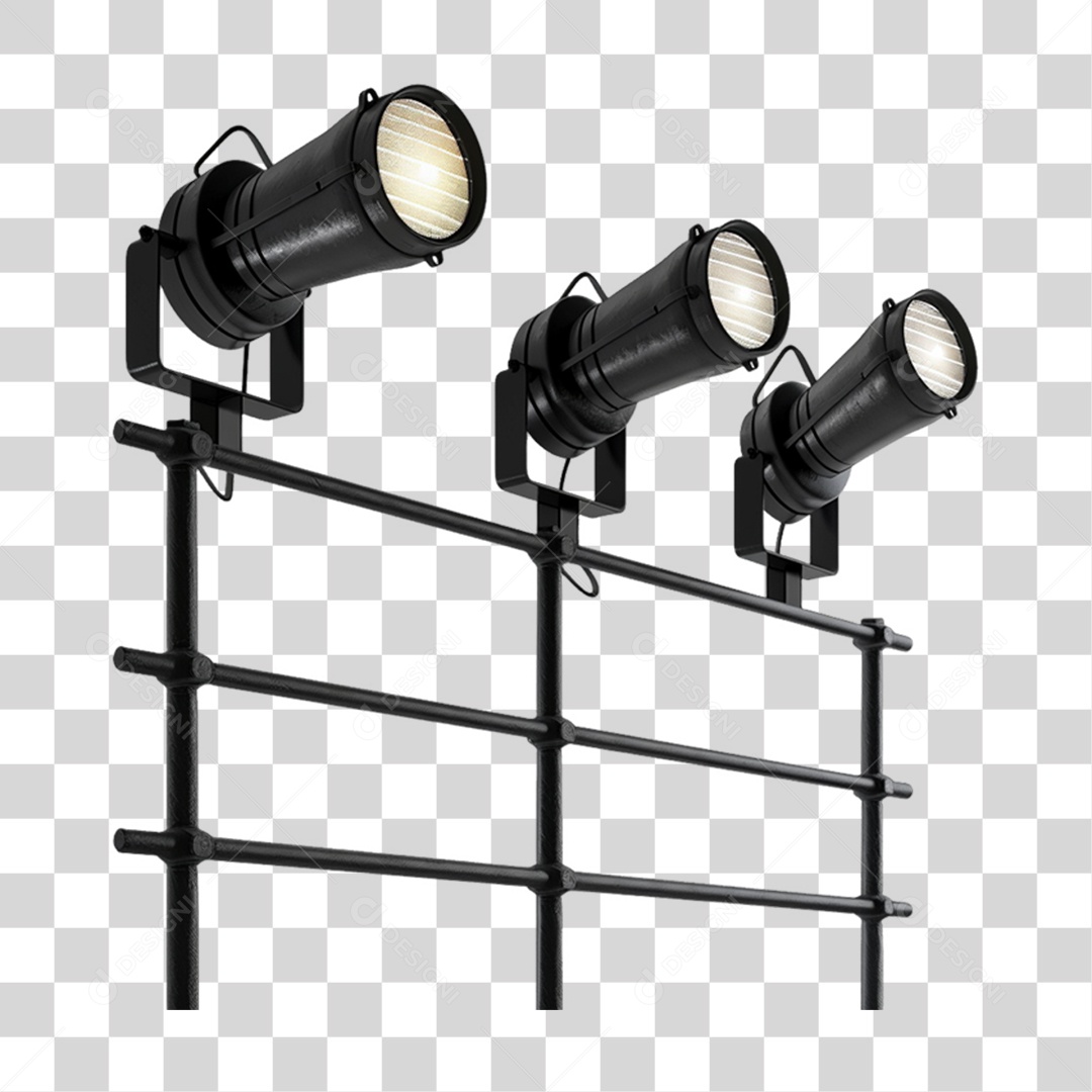 Holofote Led Luzes PNG Transparente