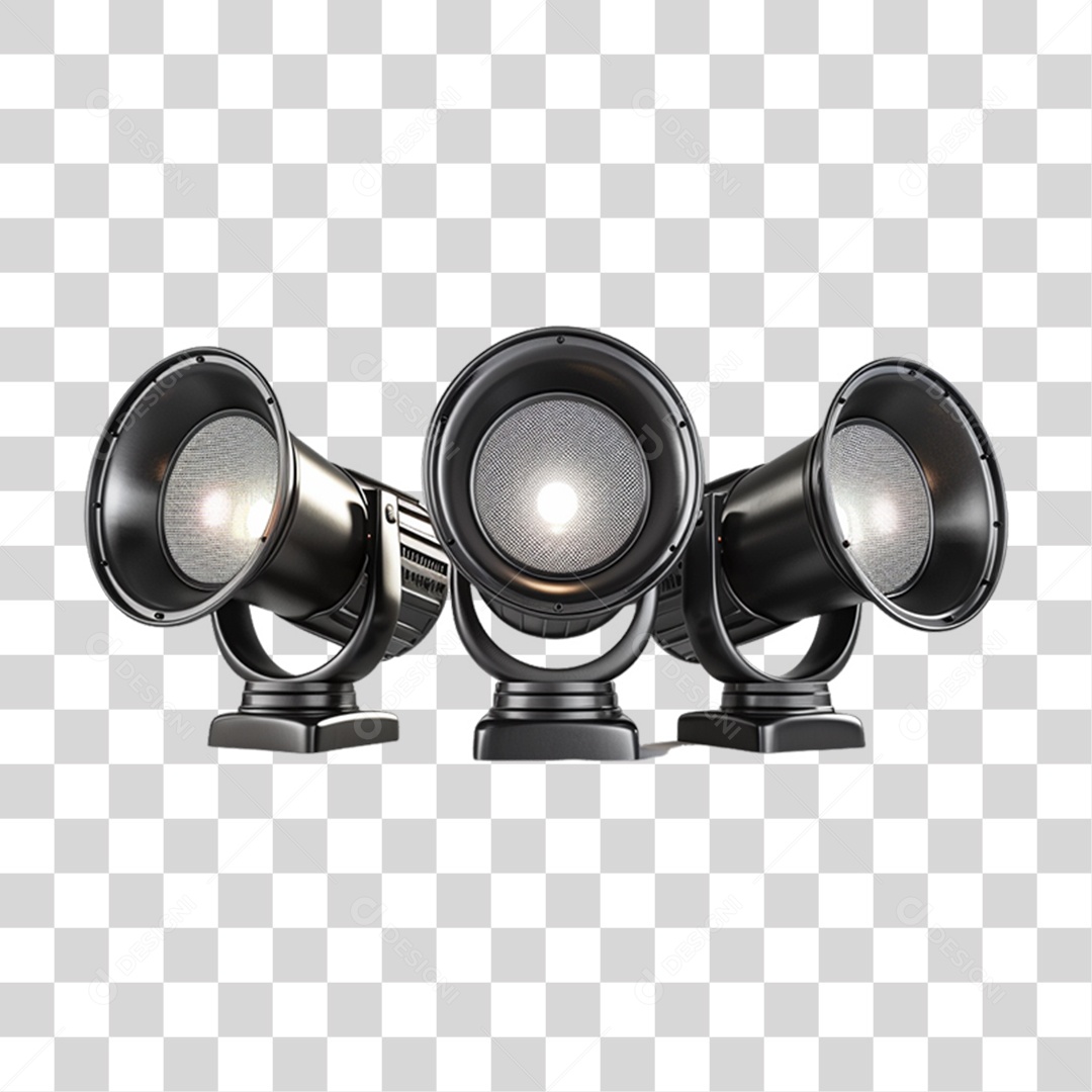 Holofote Led Luzes PNG Transparente