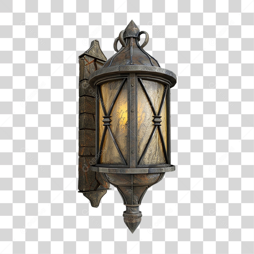 Lampião Lâmpadas Retro Luz Fogo PNG Transparente