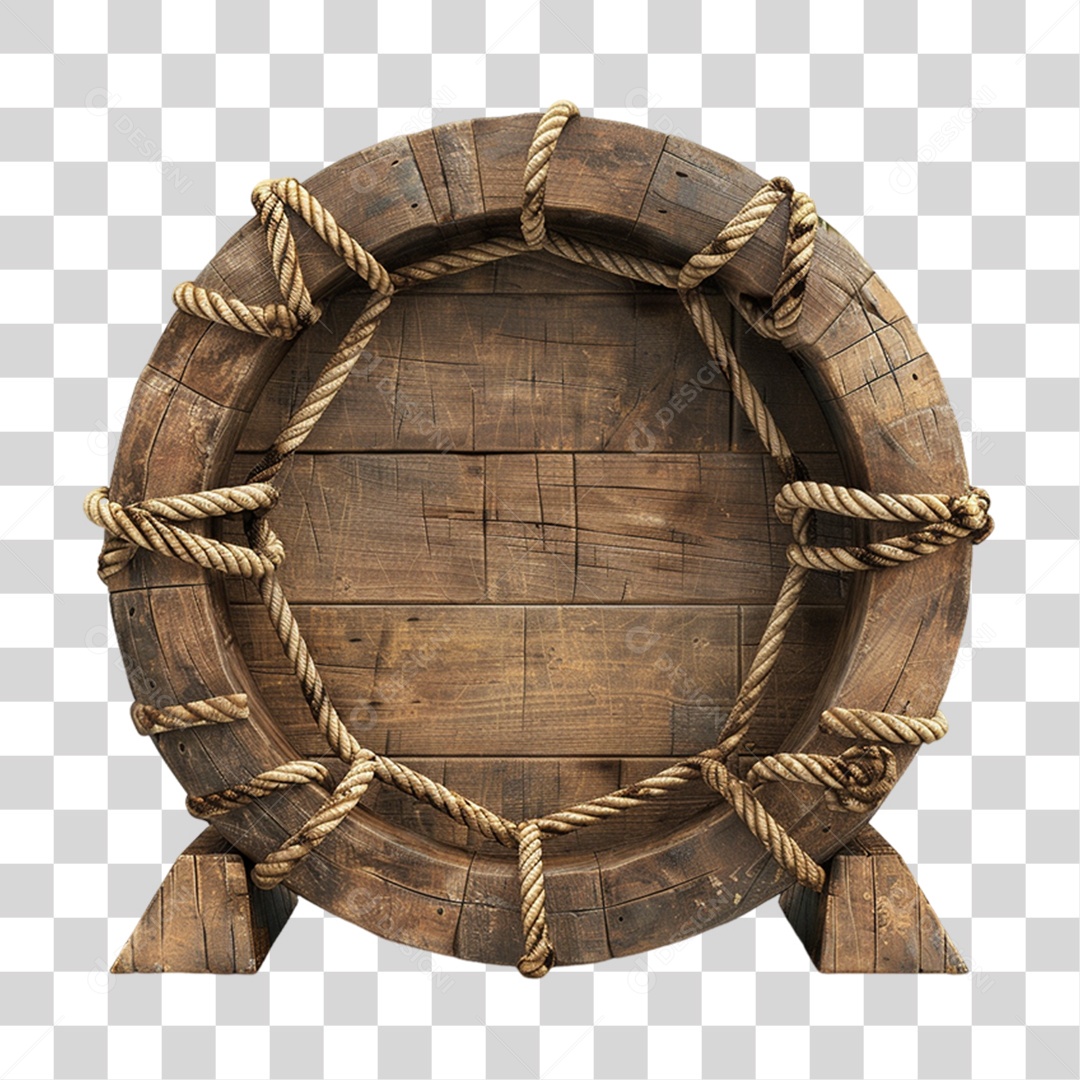 Placa de Madeira PNG Transparente