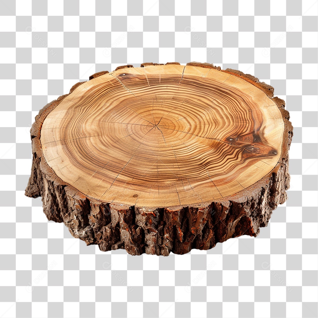 Tronco de Madeira PNG Transparente