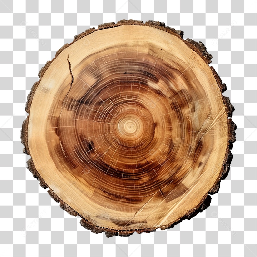Tronco de Madeira PNG Transparente