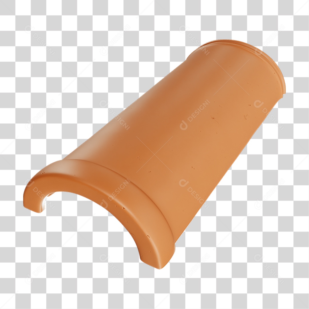 Telha Colonial PNG Transparente