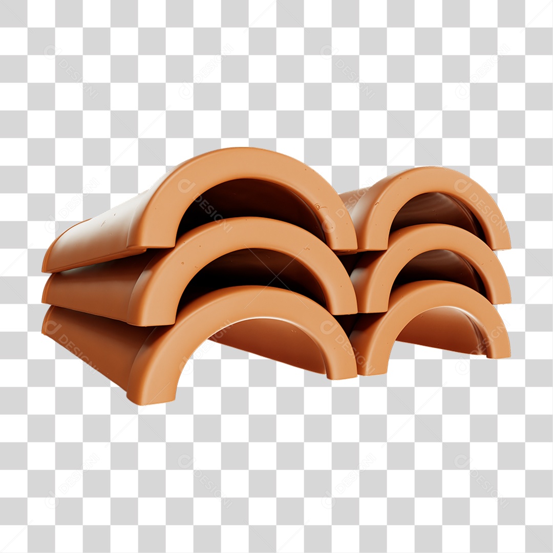 Telha Colonial PNG Transparente