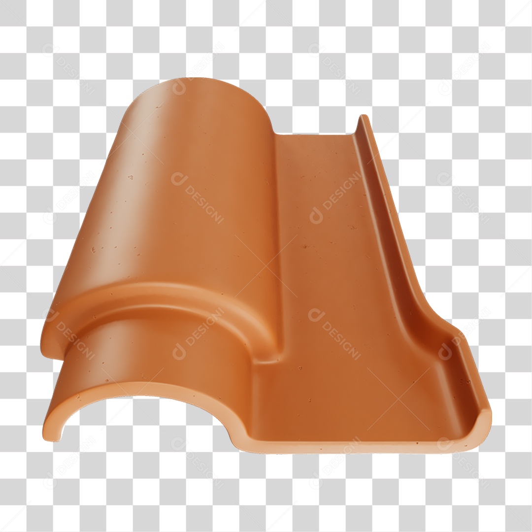 Telha Colonial PNG Transparente