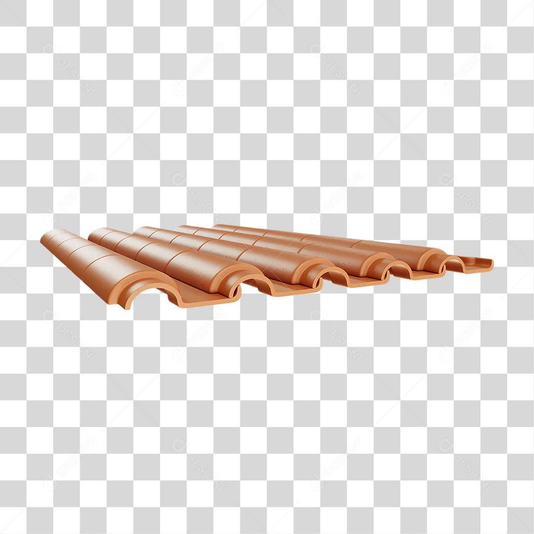 Telha Colonial PNG Transparente