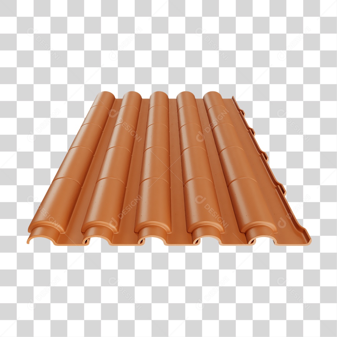 Telha Colonial PNG Transparente