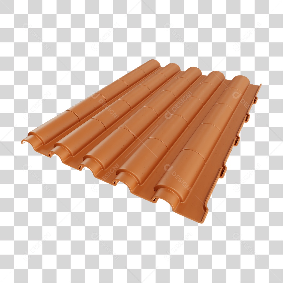 Telha Colonial PNG Transparente