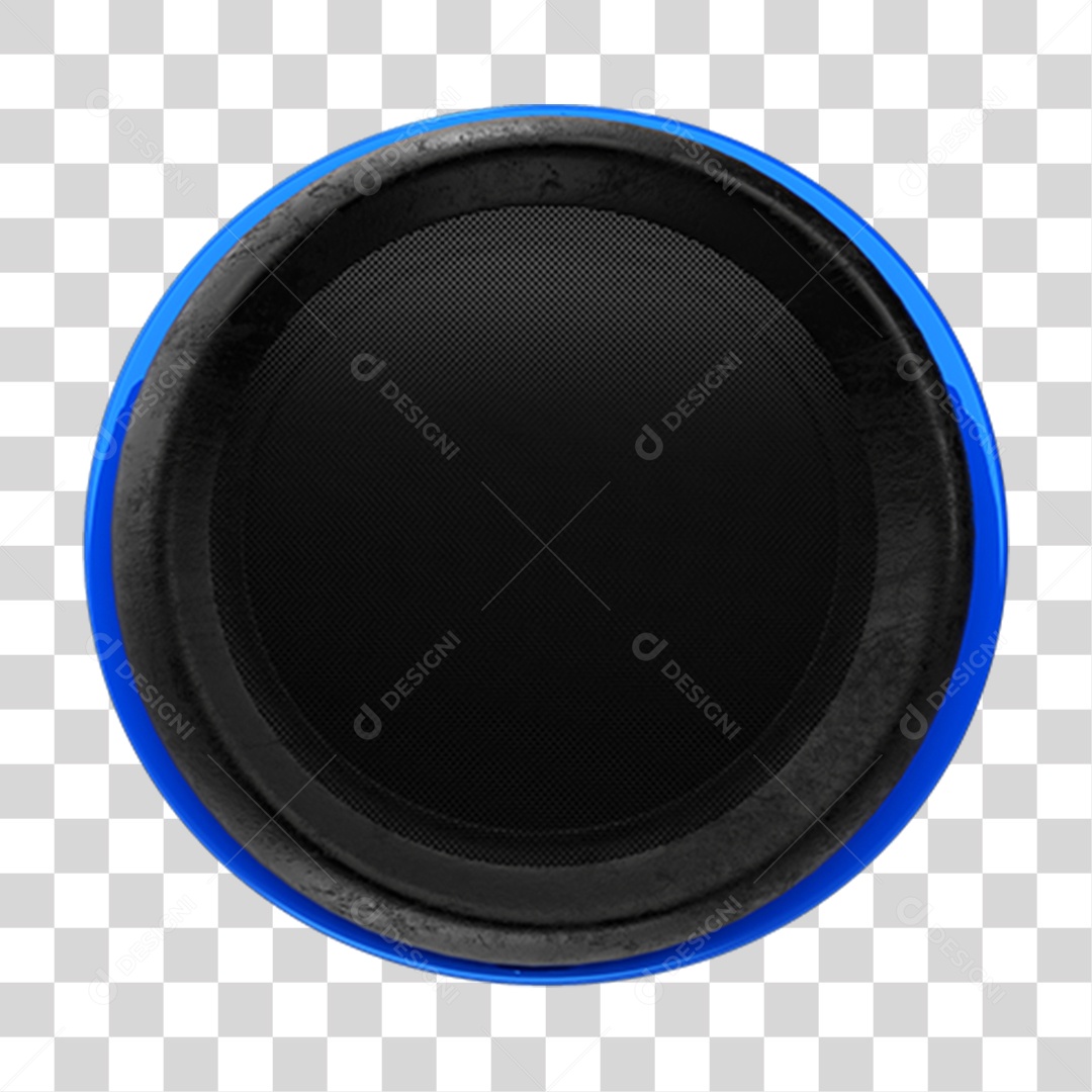 Elemento 3D Circulo Placa Redonda PNG Transparente