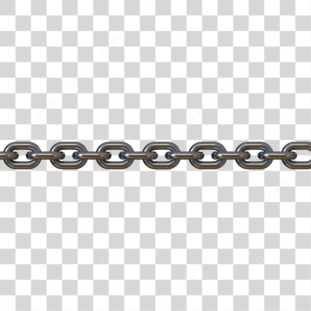 Corrente de Metal PNG Transparente