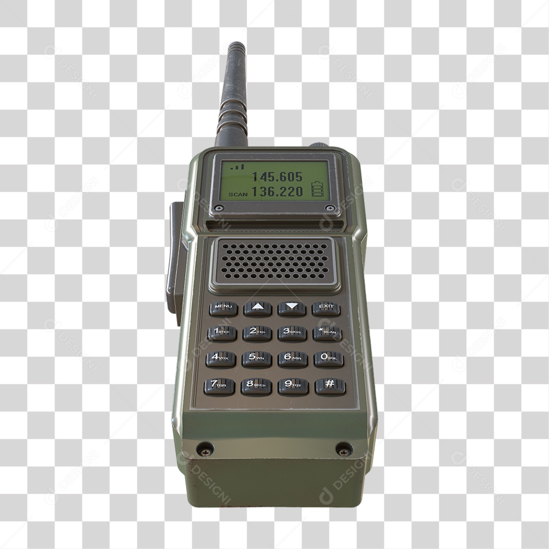 Rádio Comunicador PNG Transparente