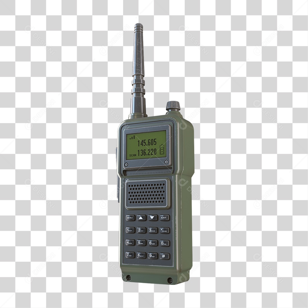 Rádio Comunicador PNG Transparente