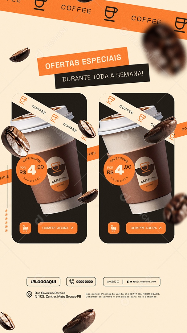 Story Ofertas Especiais Durante toda a Semana Social Media PSD Editável