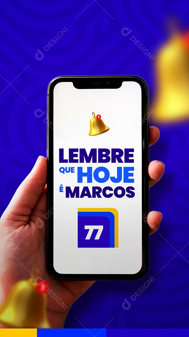 Story Politica Lembre que Hoje é Marcos Junior Social Media PSD Editável
