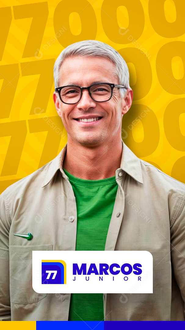 Story Politica Marcos Junior Social Media PSD Editável