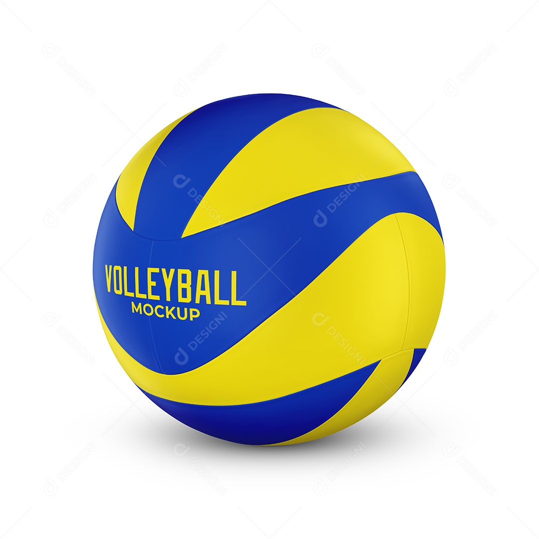 Bola de Vôlei Mockup PSD Editável