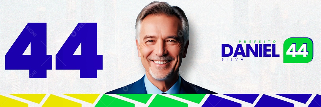 Carrossel Politica Prefeito Daniel Silva Social Media PSD Editável