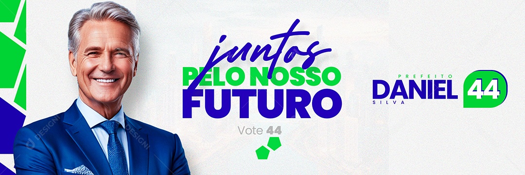 Carrossel Politica Juntos pelo nosso Futuro Social Media PSD Editável