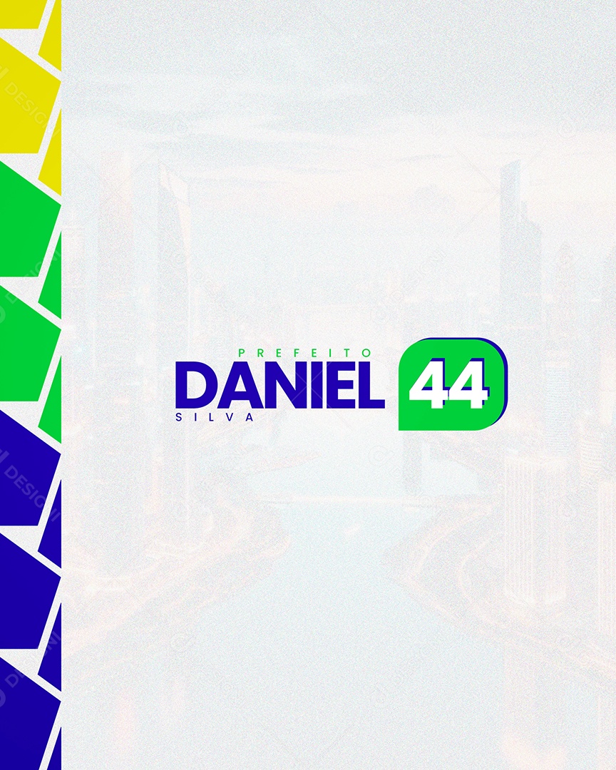 Politica Prefeito Daniel Silva Social Media PSD Editável