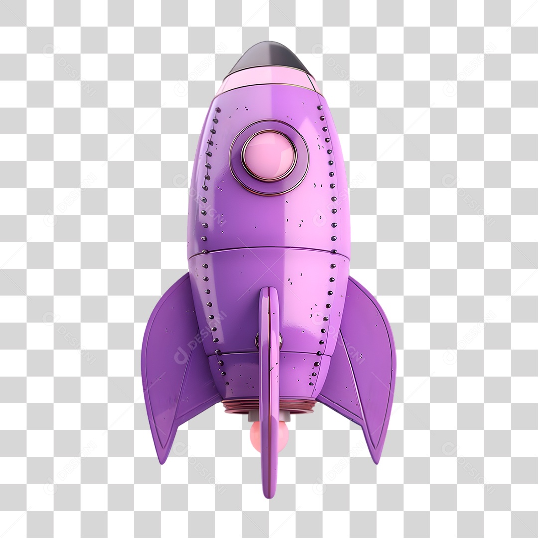 Foguete Espacial PNG Transparente