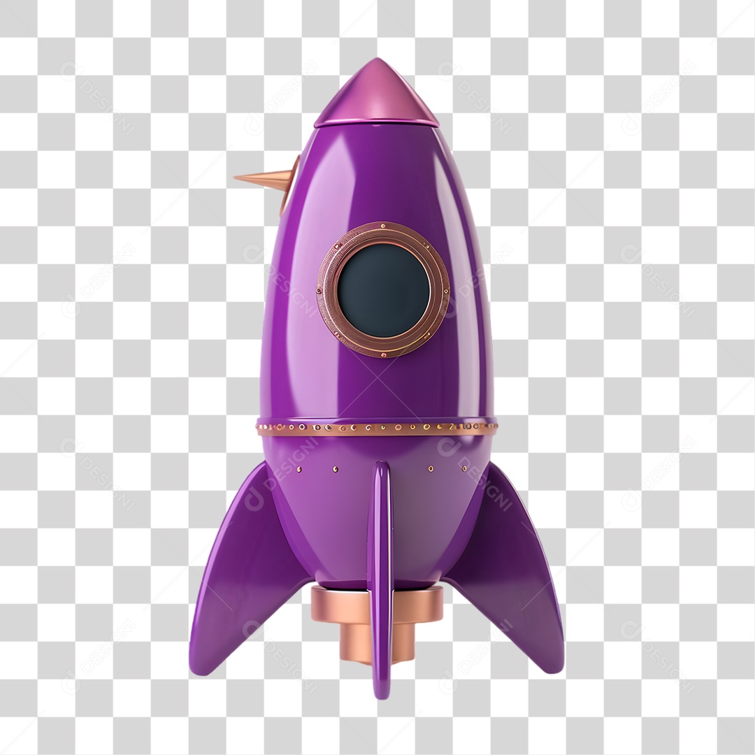 Foguete Espacial PNG Transparente